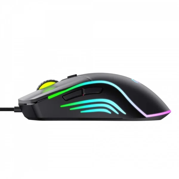 Mouse Gamer Havit MS1029, 7200DPI, USB, RGB, 6 Botões, Preto - Imagem 3